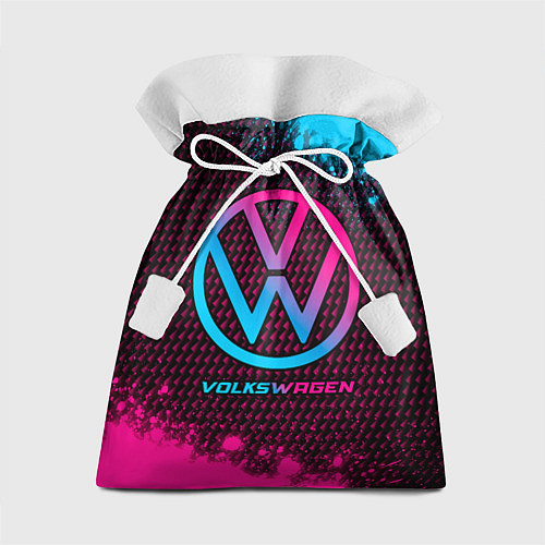 Подарочный мешок Volkswagen - neon gradient / 3D-принт – фото 1