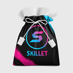 Мешок для подарков Skillet - neon gradient, цвет: 3D-принт