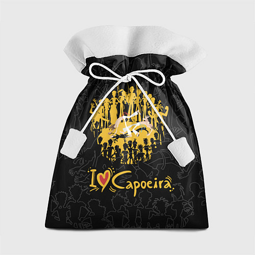 Подарочный мешок I love Capoeira Heart / 3D-принт – фото 1