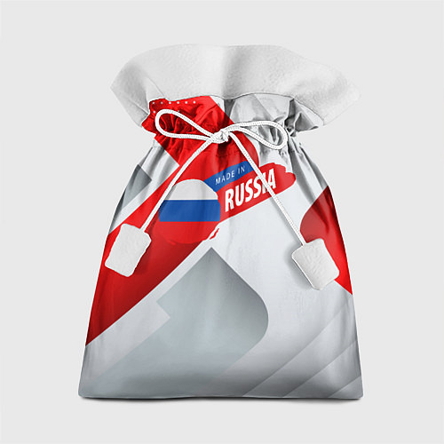 Подарочный мешок Welcome to Russia red & white / 3D-принт – фото 1
