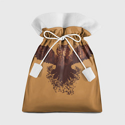 Мешок для подарков Летящая сова и осенний лес, цвет: 3D-принт