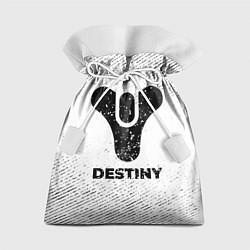 Мешок для подарков Destiny с потертостями на светлом фоне, цвет: 3D-принт