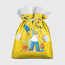 Мешок для подарков Simpson family, цвет: 3D-принт