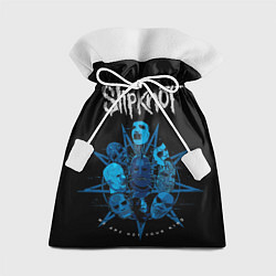 Мешок для подарков Slipknot - pentagram, цвет: 3D-принт