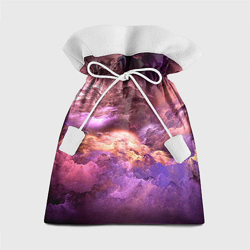 Подарочный мешок Необычное фиолетовое облако / 3D-принт – фото 1