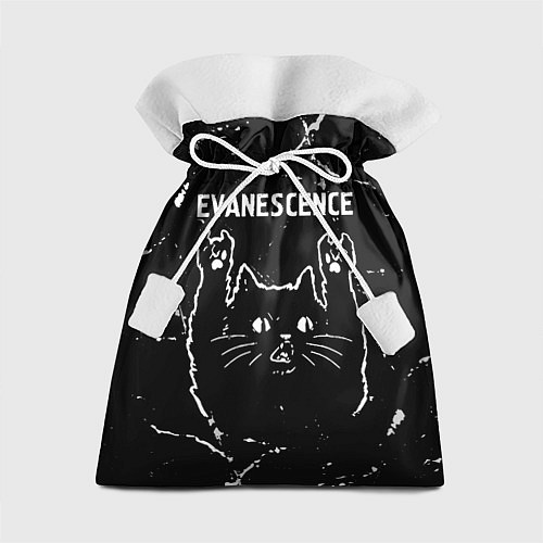 Подарочный мешок Группа Evanescence и рок кот / 3D-принт – фото 1