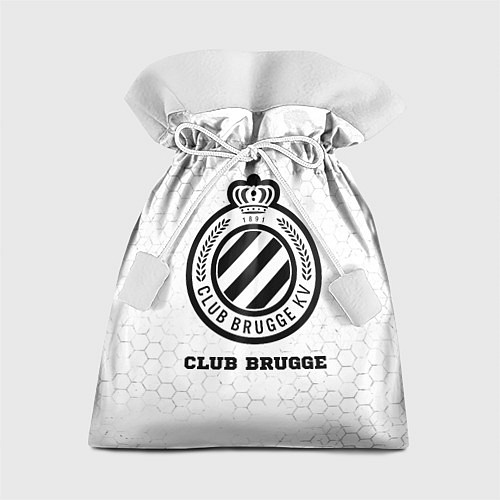 Подарочный мешок Club Brugge sport на светлом фоне / 3D-принт – фото 1