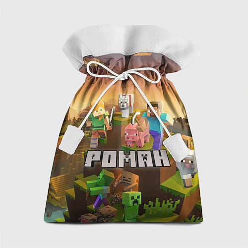 Подарочный мешок Роман Minecraft / 3D-принт – фото 1