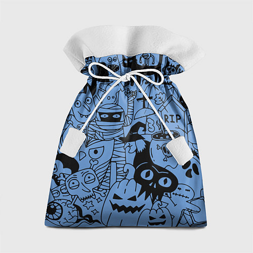 Подарочный мешок Composition on the theme of Halloween / 3D-принт – фото 1