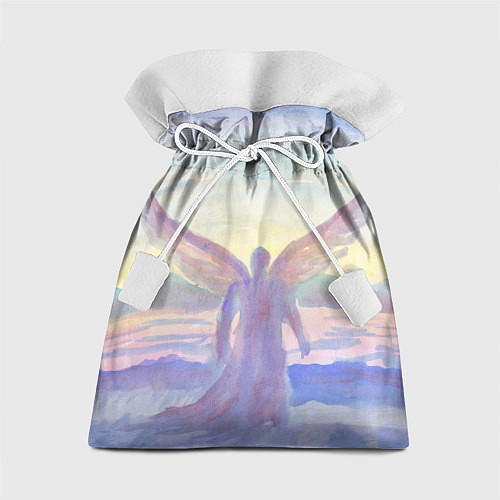 Подарочный мешок Архангел в облаках акварель / 3D-принт – фото 1