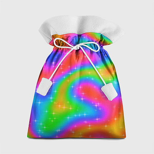 Подарочный мешок Световые блики на радужном фоне / 3D-принт – фото 1