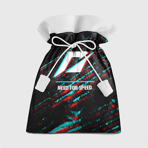 Подарочный мешок Need for Speed в стиле glitch и баги графики на те / 3D-принт – фото 1