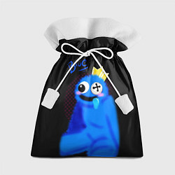 Мешок для подарков Blue - Rainbow Friends, цвет: 3D-принт