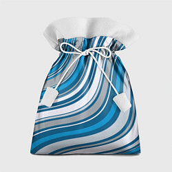 Мешок для подарков Волнистые полосы - текстура, цвет: 3D-принт