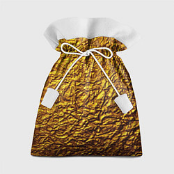 Мешок для подарков Золотая фольга, цвет: 3D-принт