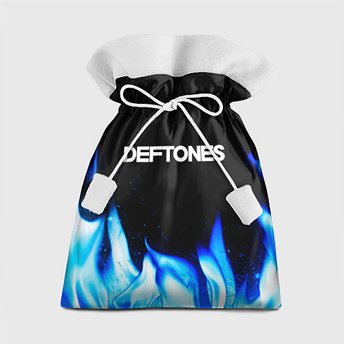 Подарочный мешок Deftones blue fire / 3D-принт – фото 1