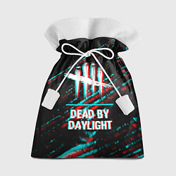 Мешок для подарков Dead by Daylight в стиле glitch и баги графики на, цвет: 3D-принт