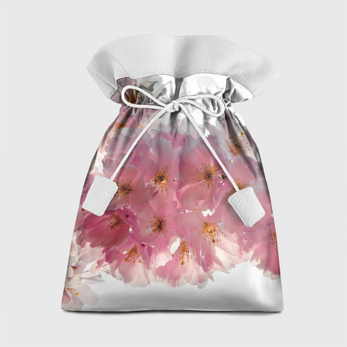 Подарочный мешок Нежно розовая сакура / 3D-принт – фото 1