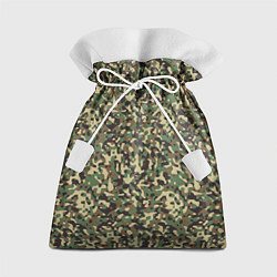 Мешок для подарков Камуфляж Woodland мелкий, цвет: 3D-принт