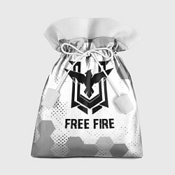 Мешок для подарков Free Fire glitch на светлом фоне, цвет: 3D-принт
