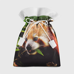 Мешок для подарков Красная милая панда, цвет: 3D-принт