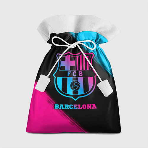 Подарочный мешок Barcelona - neon gradient / 3D-принт – фото 1