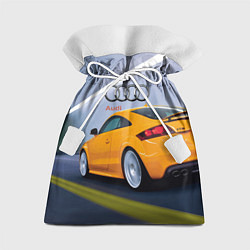 Мешок для подарков Audi TT мчится в тоннеле, цвет: 3D-принт