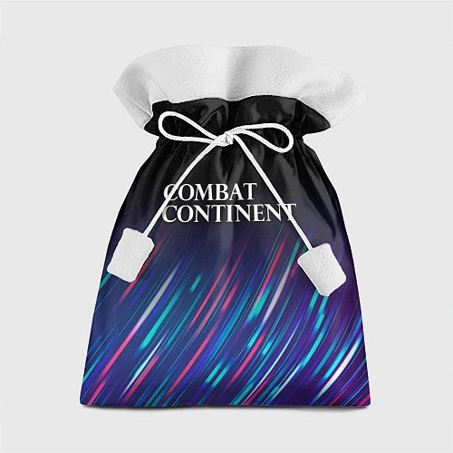 Подарочный мешок Combat Continent stream / 3D-принт – фото 1
