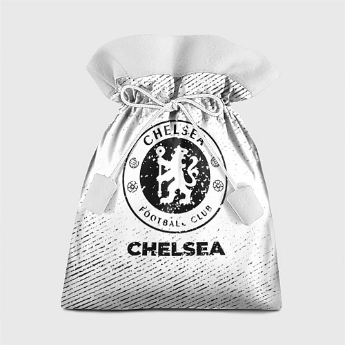 Подарочный мешок Chelsea с потертостями на светлом фоне / 3D-принт – фото 1