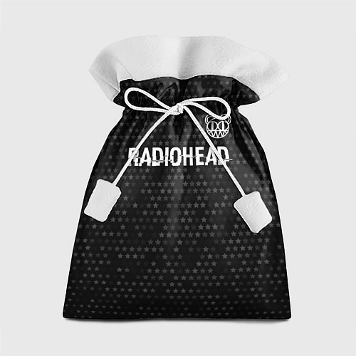 Подарочный мешок Radiohead glitch на темном фоне: символ сверху / 3D-принт – фото 1