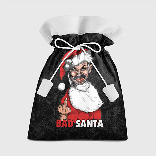 Подарочный мешок Fuck you, bad Santa / 3D-принт – фото 1