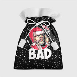 Мешок для подарков Bad Santa Screw you, цвет: 3D-принт