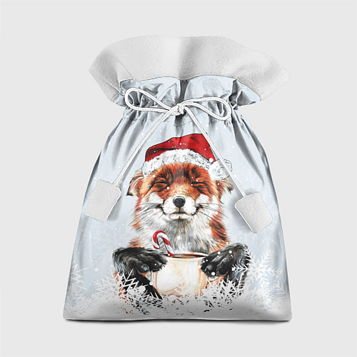 Подарочный мешок Merry Christmas foxy / 3D-принт – фото 1