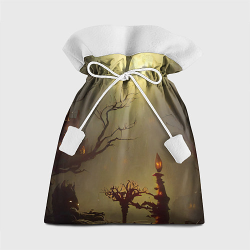 Подарочный мешок Жуткий замок в тумане / 3D-принт – фото 1