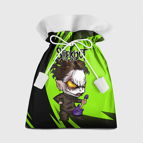 Подарочный мешок Slipknot green / 3D-принт – фото 1