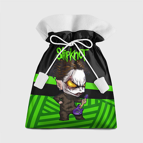 Подарочный мешок Slipknot dark green / 3D-принт – фото 1