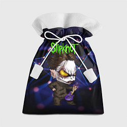 Мешок для подарков Slipknot dark blue, цвет: 3D-принт