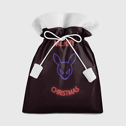 Мешок для подарков Neon christmas bunny, цвет: 3D-принт