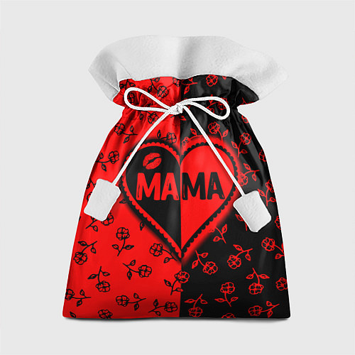 Подарочный мешок Мама в сердце / 3D-принт – фото 1