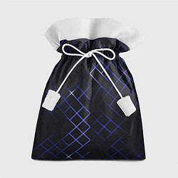 Мешок для подарков Неоновые ромбы - текстура, цвет: 3D-принт