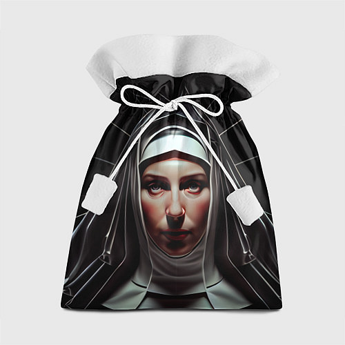 Подарочный мешок Нейросеть: монахиня / 3D-принт – фото 1