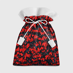 Мешок для подарков Красные бегонии, цвет: 3D-принт