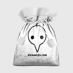 Мешок для подарков Evangelion с потертостями на светлом фоне, цвет: 3D-принт
