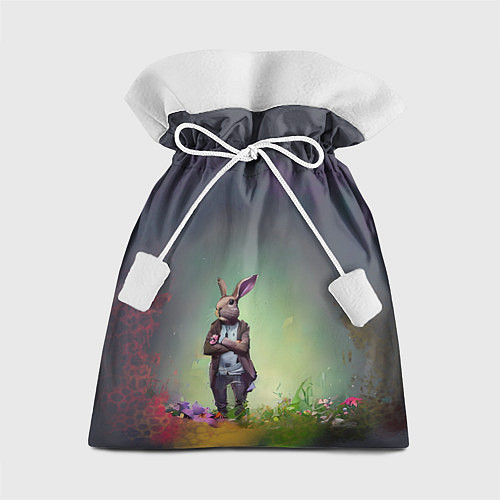Подарочный мешок Кролик на стиле / 3D-принт – фото 1