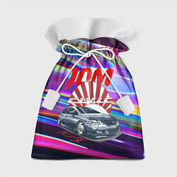 Мешок для подарков Honda Civic - JDM style, цвет: 3D-принт