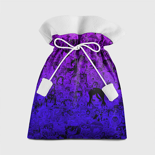 Подарочный мешок Ахегао яркий градиент / 3D-принт – фото 1