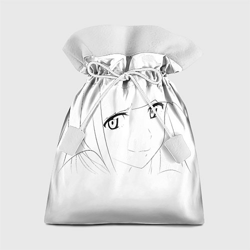 Подарочный мешок Аниме девочка скетч / 3D-принт – фото 1