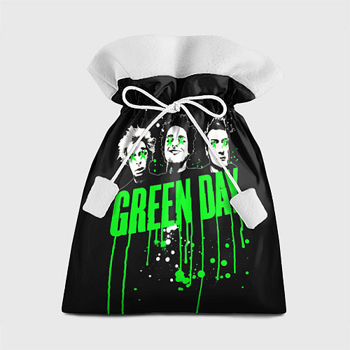 Подарочный мешок Green day paint / 3D-принт – фото 1