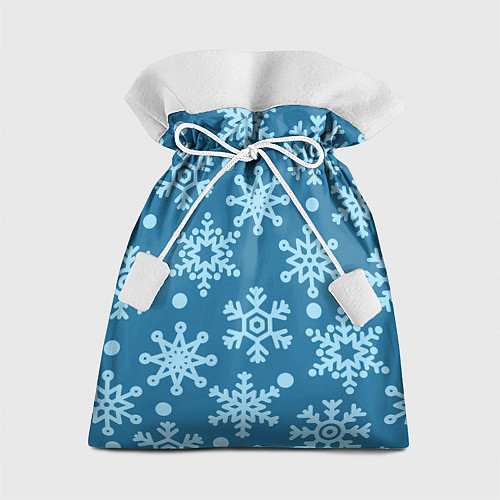 Подарочный мешок Blue snow / 3D-принт – фото 1