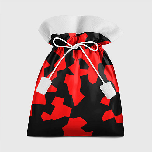 Подарочный мешок Черно-красный авторский арт / 3D-принт – фото 1